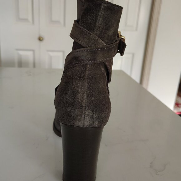 J. Crew - Dark Gray Suede Boot - Picture 3 of 5